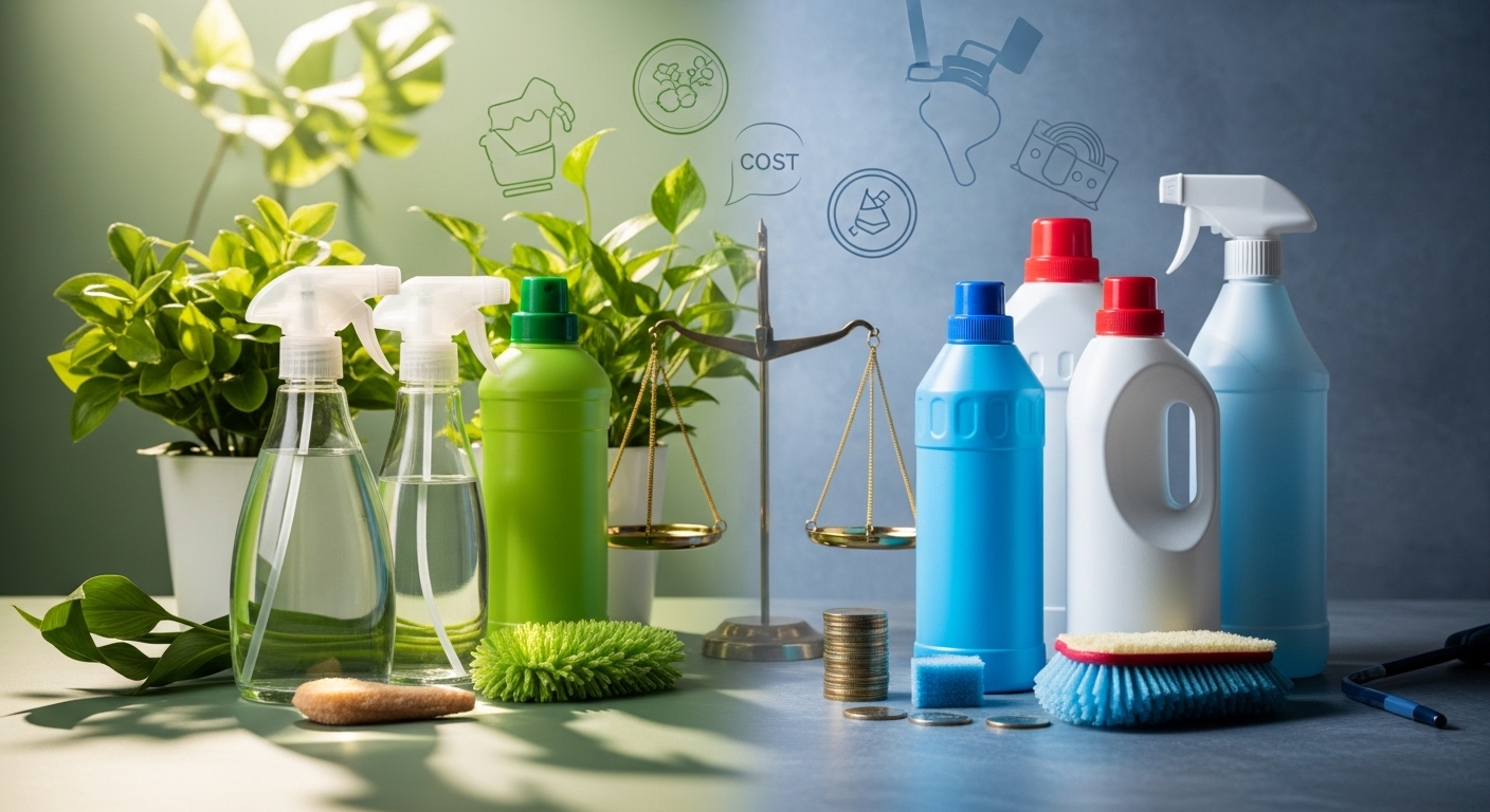 Green vs Traditional Cleaning: Real Cost Comparison