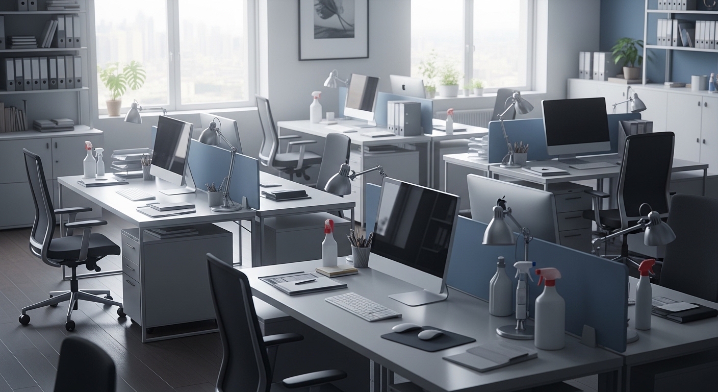 How Office Cleaning Reduces Newcastle Sick Days